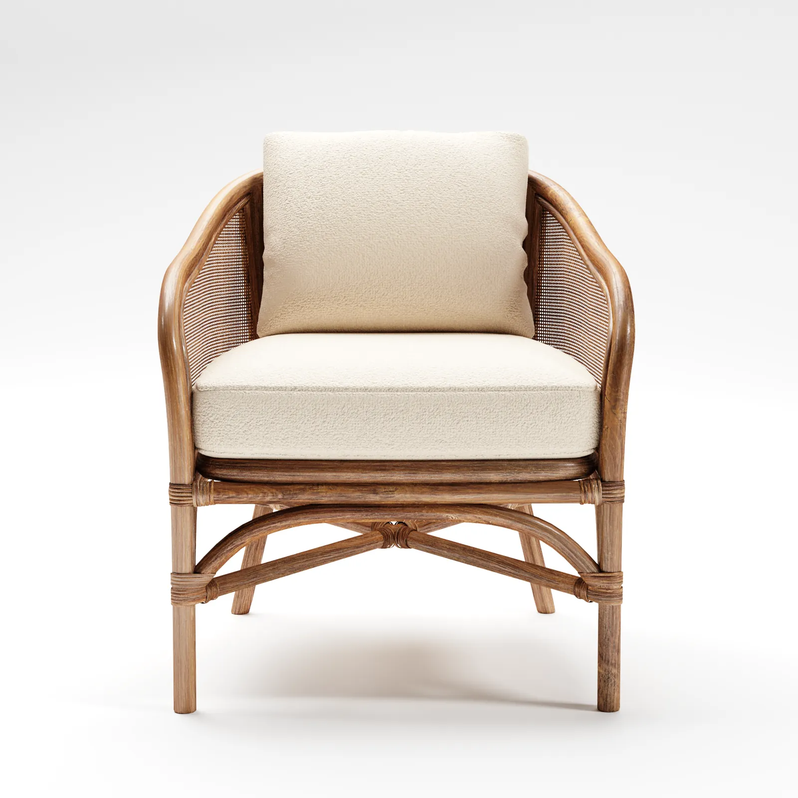 Cane Barrel Lounge Chair