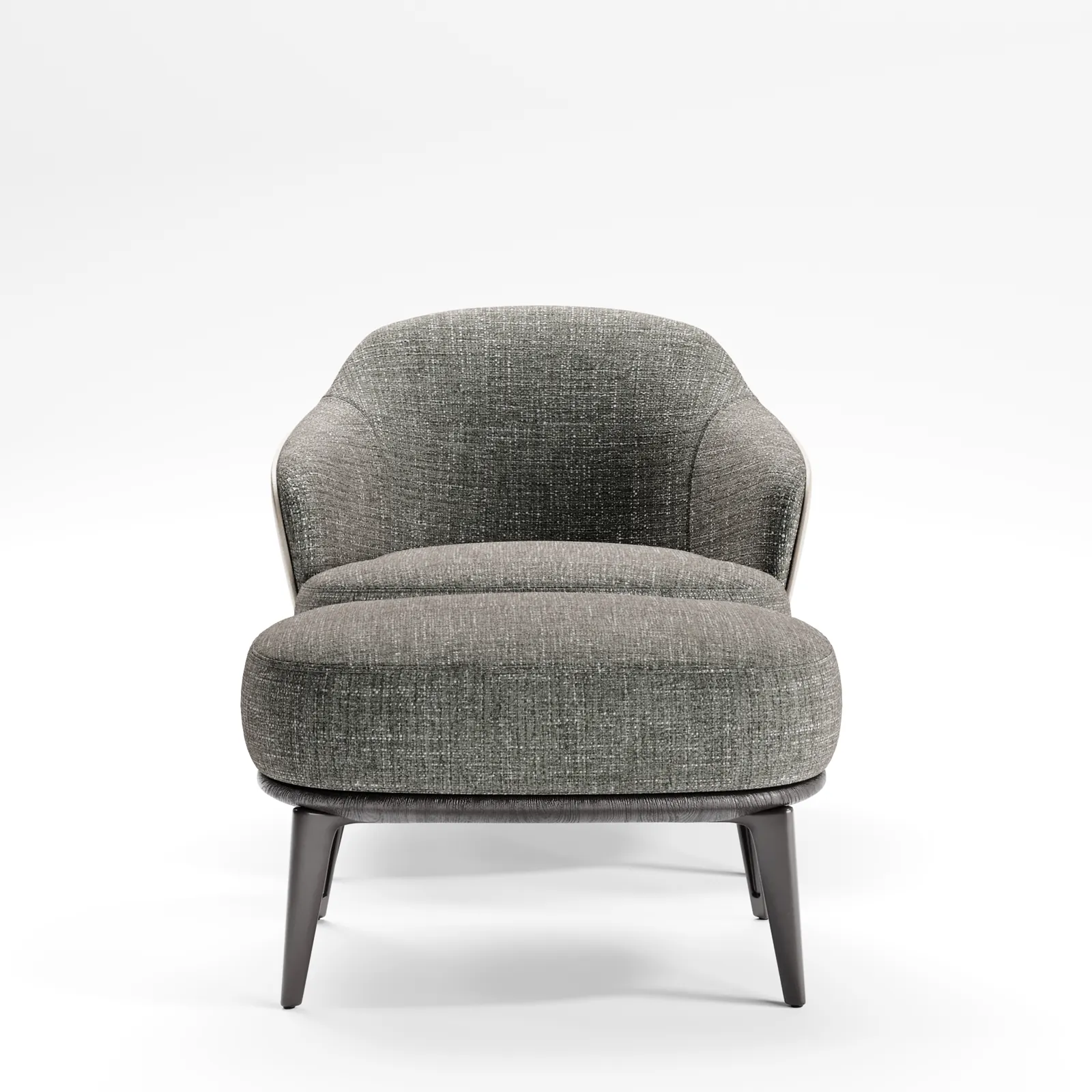 Tweed Tub Lounge Chair